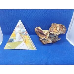 2) Signed Artisan Crafted Brooches/Pins - Excellent Estate Find! Mèlange!